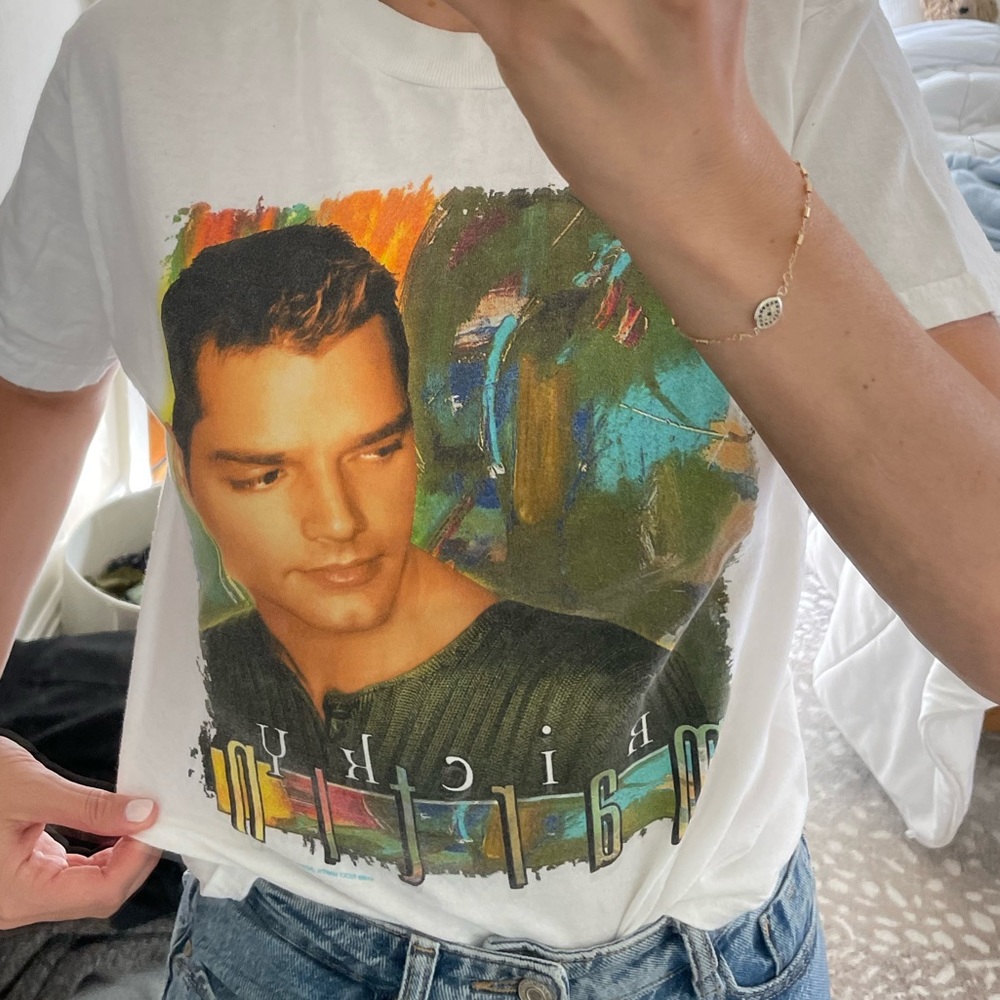 Vintage Ricky Martin band tshirt